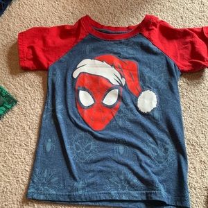 Santa Spidey T-Shirt New Without Tags youth size 7